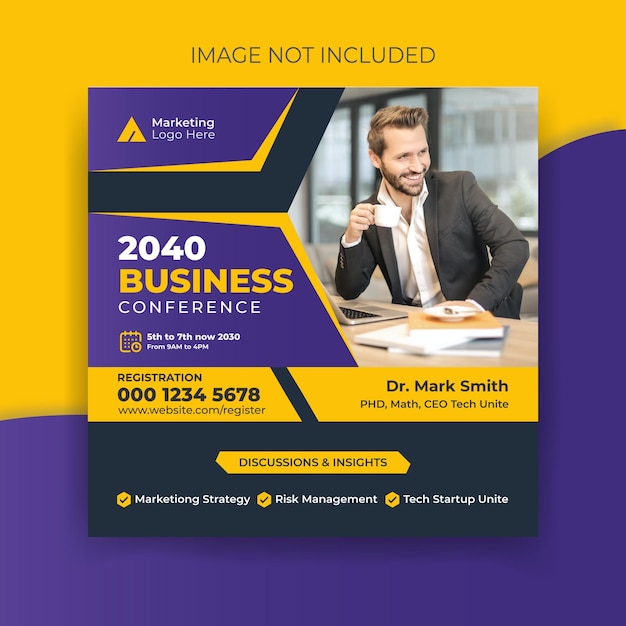 Corporate business annual report catalog magazine flyer template Facebook Cover design template