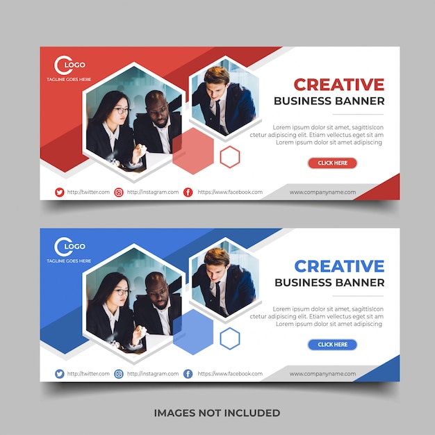 Vector corporate business banner template