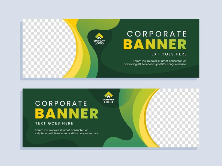 Vector corporate business banner template