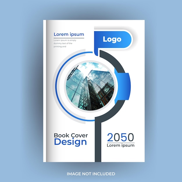 Обложка корпоративной бизнес-книги и дизайн годового отчета