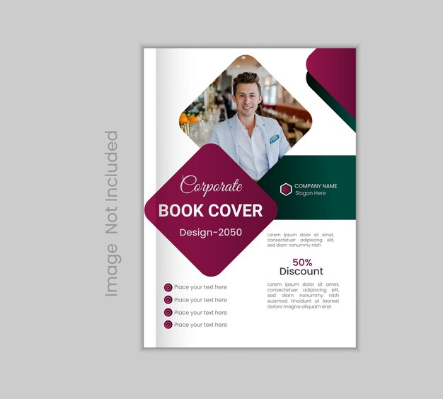 corporate business book cover brochure template design