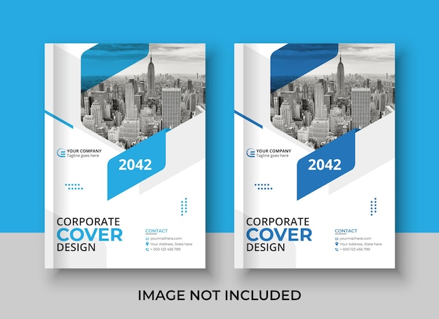 Corporate business book cover template