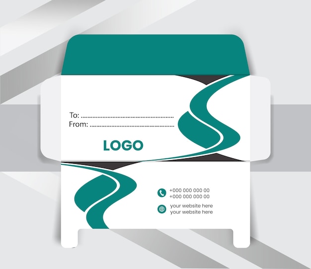 corporate business branding envelope design template