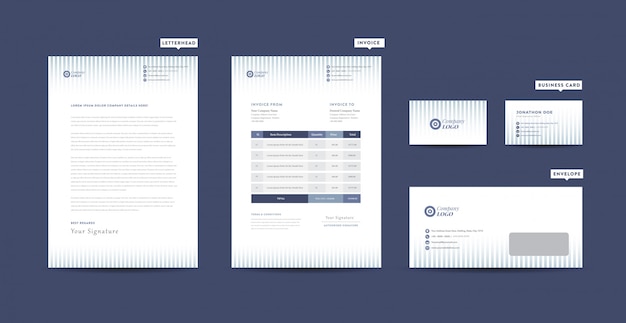 Corporate business branding identity  | stationery design | letterhead | business card | invoice | envelope | startup design