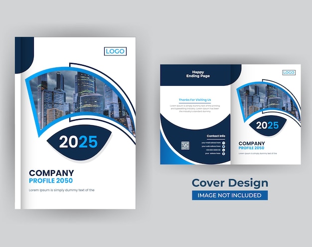 Corporate business brochure book cover design template