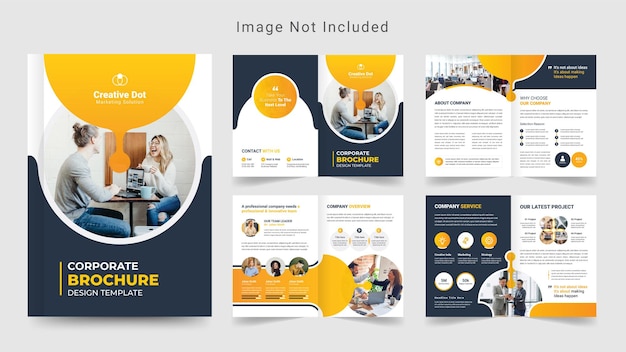 Corporate Business Brochure Company Profile Layout Design Template