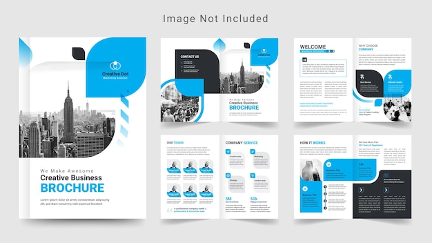 Corporate Business Brochure Company Profile Layout Design Template