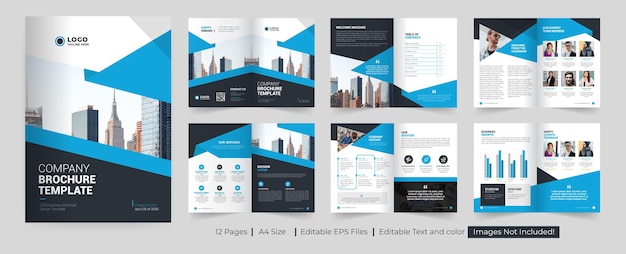 Corporate business brochure template and  minimal company profile brochure layout template design