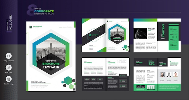 Corporate business brochure template
