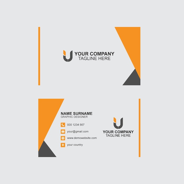 Corporate business card design service