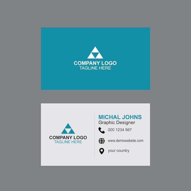 Corporate business card design service