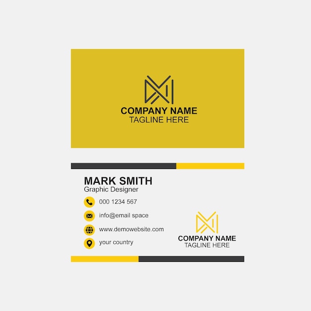 Corporate business card design service