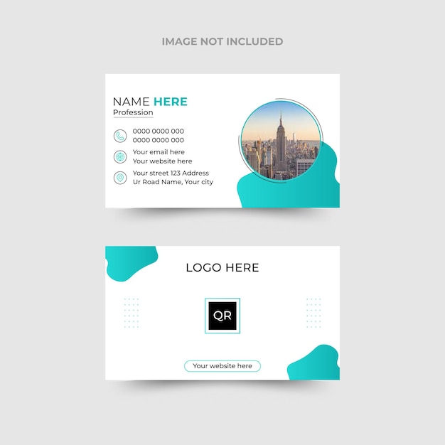 Corporate business card design template