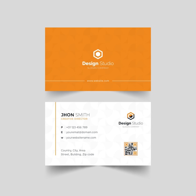 Corporate business card design template