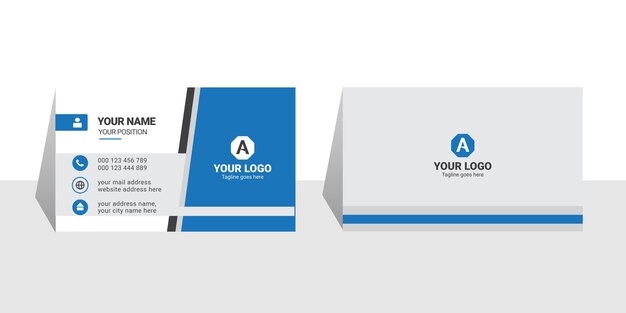 Vector corporate business card design template