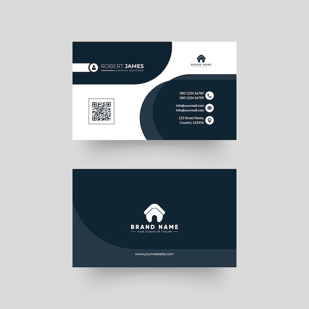 Corporate business card design template