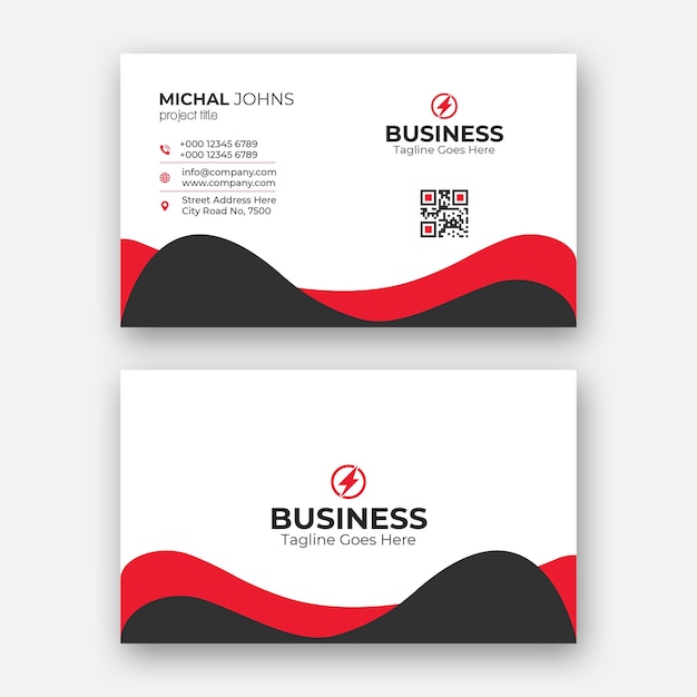 Corporate business card design template