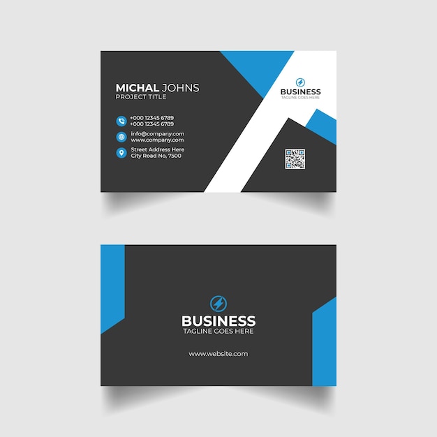 Corporate business card design template