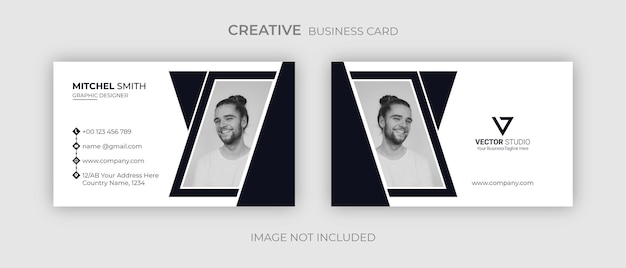 Corporate business card design template