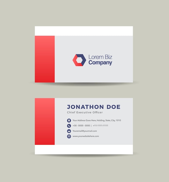 Corporate Business Card Design or Visiting Card And Personal Business Card