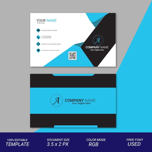 Corporate business card design