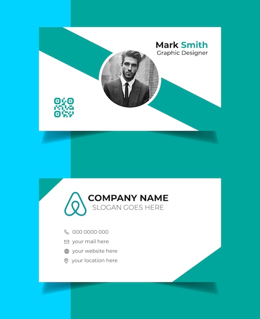 Vector corporate business card design