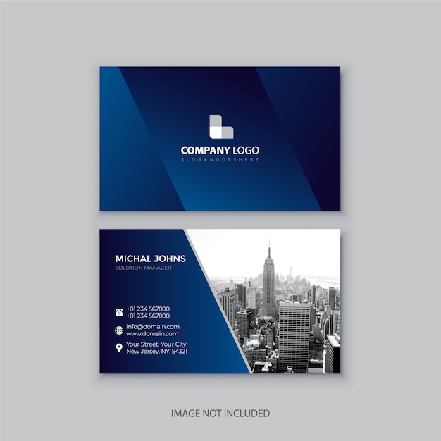 Corporate business card design