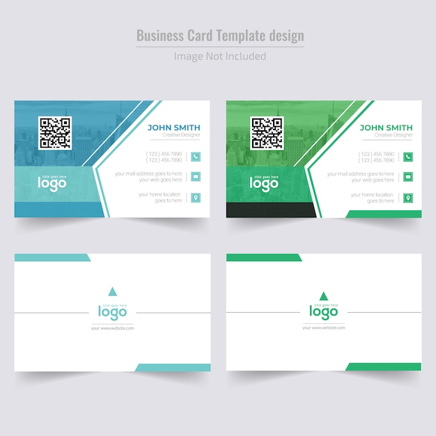 Vector corporate business card design