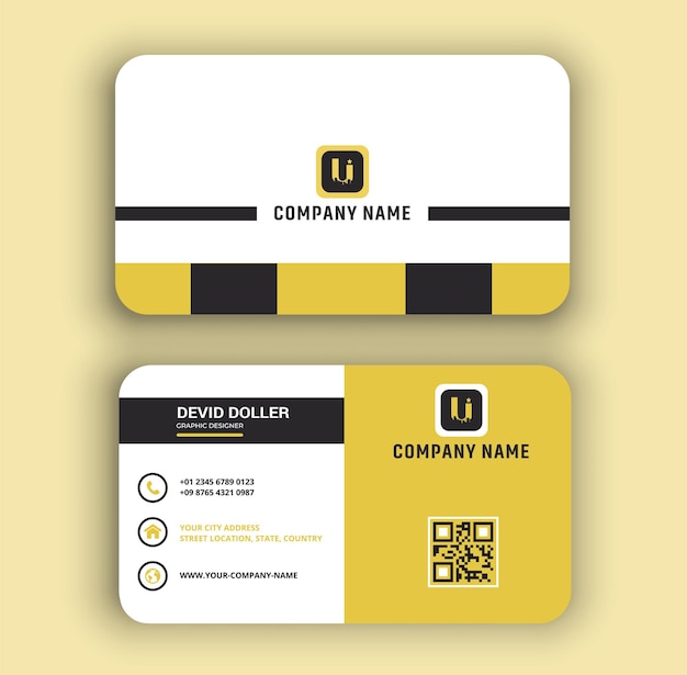 Corporate business card design