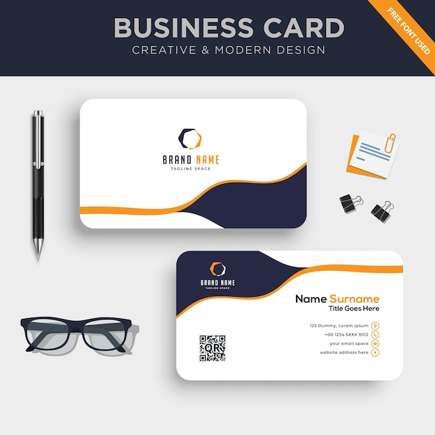 Corporate business card design