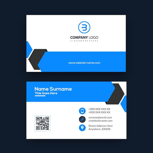 Corporate business card design