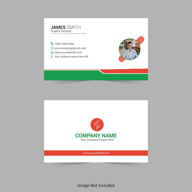 Vettore grandi aziende card design