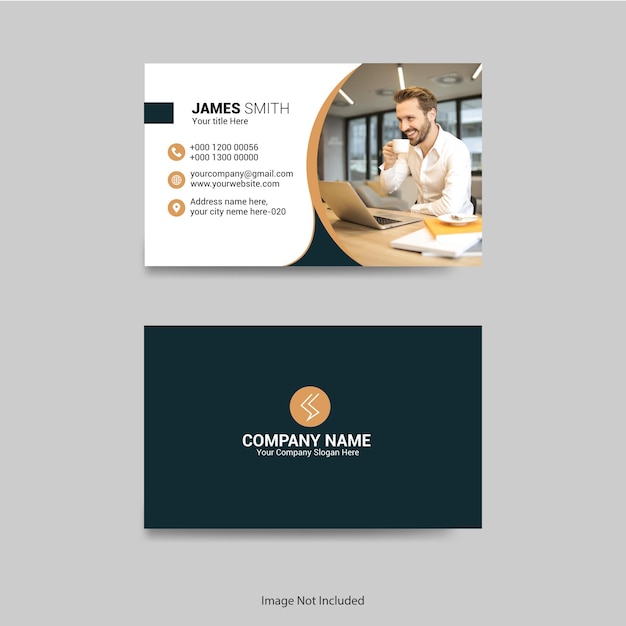 Vector corporate business card design