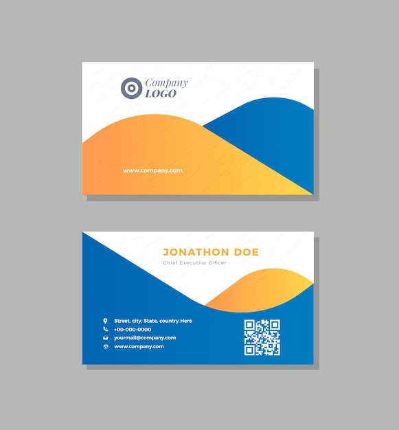 Corporate business card design