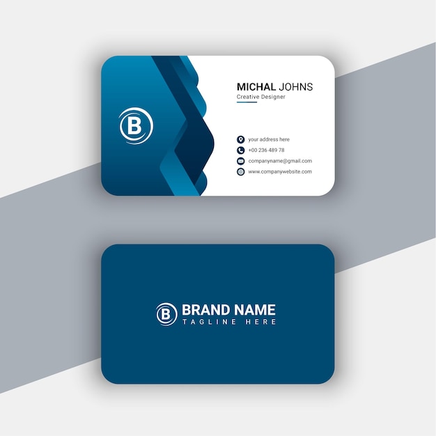 Corporate business card design