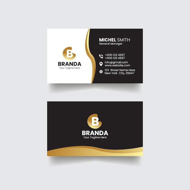 Corporate Business Card Elegant Design, Branding Design