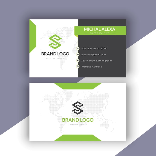 Corporate business card ontwerp