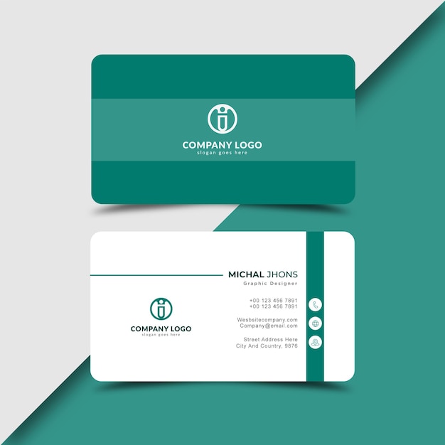 Corporate business card ontwerp