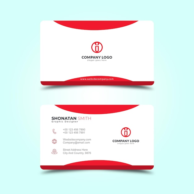 Corporate business card ontwerp