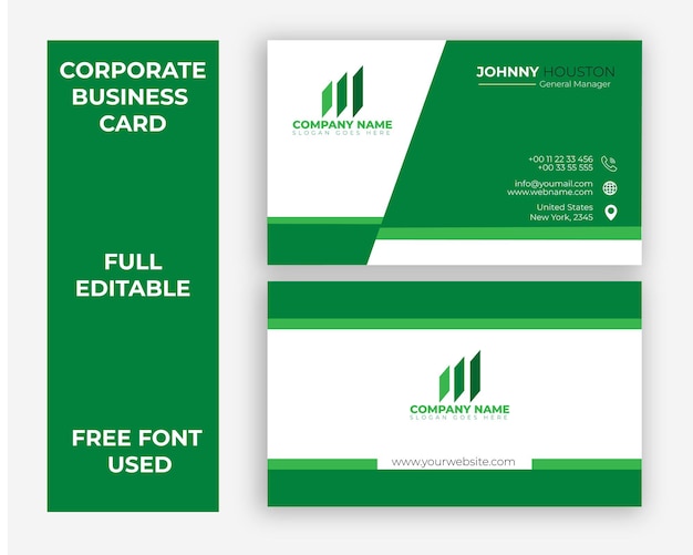 Corporate Business Card Ontwerp