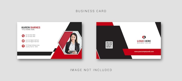 Дизайн шаблона корпоративной визитной карточки