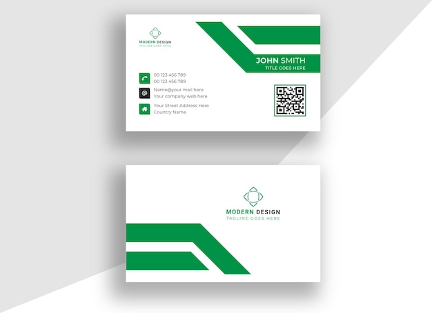 Corporate business card template design