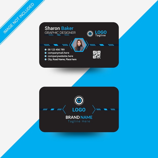 Corporate business card template for your business Very easy to customize for every file