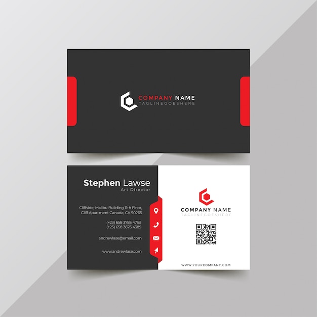 corporate business card template