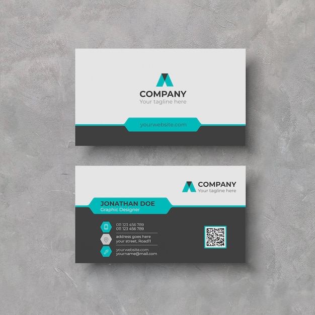 Corporate business card template