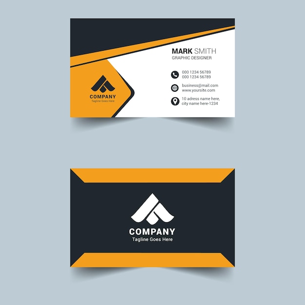 Corporate business card template