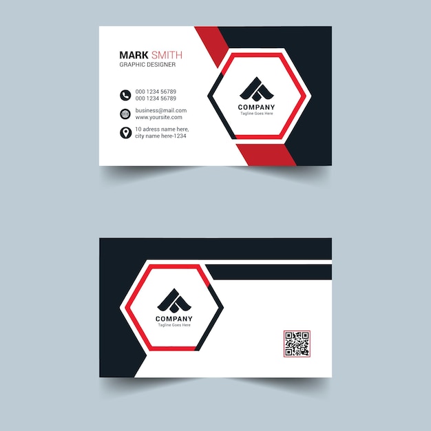 Corporate business card template