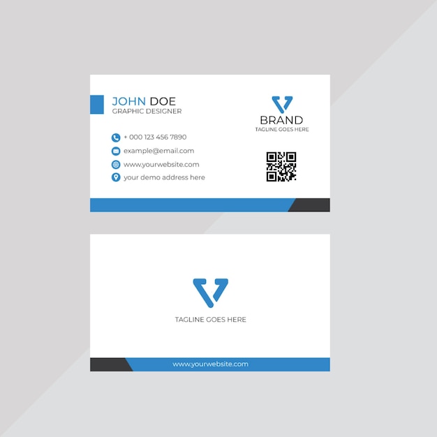 corporate business card template