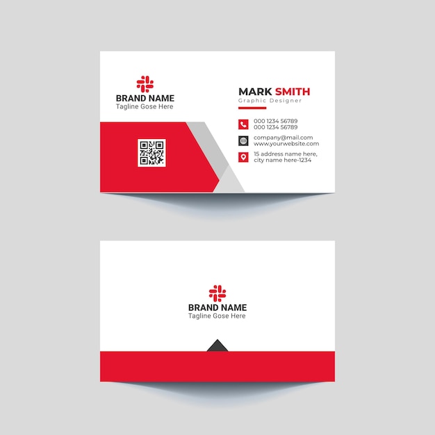 Corporate business card template