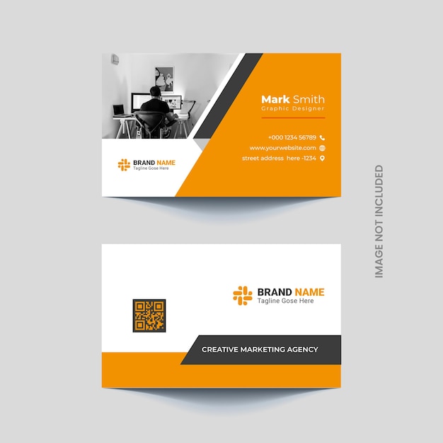 Corporate business card template